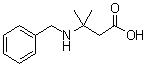 3-苄基氨基-3-甲基丁酸分子结构 (CAS 113479-11-1)