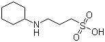N-Cyclohexyl-3-aminopropanesulfonic acid molecular structure (CAS 1135-40-6)