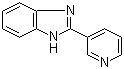 2-(3-吡啶基)-1H-苯并咪唑分子结构 (CAS 1137-67-3)