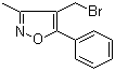 4-(溴甲基)-3-甲基-5-苯基异恶唑分子结构 (CAS 113841-59-1)