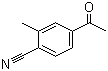 4-乙酰基-2-甲基苯甲腈分子结构 (CAS 1138444-80-0)