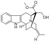 (Z)-阿枯米定碱分子结构 (CAS 113973-31-2)