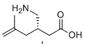(S)-5,6-去氢普瑞巴林分子结构 (CAS 1141362-94-8)