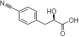 (alphaR)-4-氰基-alpha-羟基苯丙酸分子结构 (CAS 1141479-04-0)