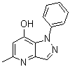 5-甲基-1-苯基-1H-吡唑并[4,3-b]吡啶-7-醇分子结构 (CAS 1143-81-3)