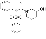 1-[1-[(4-甲基苯基)磺酰基]-1H-苯并咪唑-2-基]-3-哌啶醇分子结构 (CAS 1146080-28-5)
