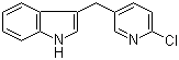 3-[(6-氯-3-吡啶基)甲基]-1H-吲哚分子结构 (CAS 1146080-32-1)