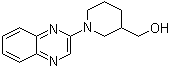 1-(2-喹喔啉基)-3-哌啶甲醇分子结构 (CAS 1146080-45-6)