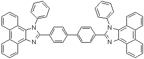 2,2'-[1,1'-Biphenyl]-4,4'-diylbis[1-phenyl-1H-phenanthro[9,10-d]imidazole molecular structure (CAS 1147081-46-6)