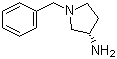 (S)-1-苄基-3-氨基吡咯烷分子结构 (CAS 114715-38-7)
