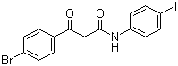 4-溴-N-(4-碘苯基)-beta-氧代苯丙酰胺分子结构 (CAS 1148041-59-1)
