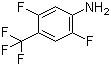 4-氨基-2,5-二氟三氟甲苯分子结构 (CAS 114973-22-7)
