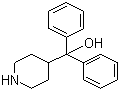 alpha,alpha-Diphenyl-4-piperidinomethanol molecular structure (CAS 115-46-8)
