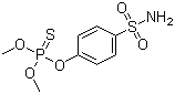畜蜱磷分子结构 (CAS 115-93-5)