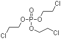 Tris(2-chloroethyl) phosphate molecular structure (CAS 115-96-8)