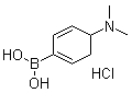 4-(二甲基氨基)苯硼酸盐酸盐分子结构 (CAS 1150114-73-0)