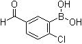2-Chloro-5-formylphenylboronic acid molecular structure (CAS 1150114-78-5)
