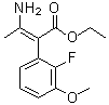 (alphaZ)-alpha-(1-氨基亚乙基)-2-氟-3-甲氧基苯乙酸乙酯分子结构 (CAS 1150560-40-9)