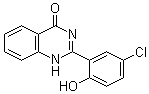 2-(5-氯-2-羟基苯基)-4(1H)-喹唑啉酮分子结构 (CAS 1151-84-4)