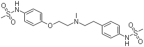 多非利特分子结构 (CAS 115256-11-6)