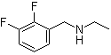 N-乙基-2,3-二氟苯甲胺分子结构 (CAS 1152832-76-2)