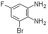 3-溴-5-氟-1,2-苯二胺分子结构 (CAS 115440-10-3)