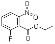2-氟-6-硝基苯甲酸乙酯分子结构 (CAS 1154426-16-0)