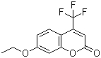 7-乙氧基-4-(三氟甲基)香豆素分子结构 (CAS 115453-82-2)