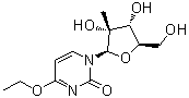 4-O-乙基-2'-C-甲基尿苷分子结构 (CAS 115494-62-7)