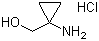 1-氨基环丙甲醇盐酸盐分子结构 (CAS 115652-52-3)