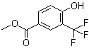 4-羟基-3-(三氟甲基)苯甲酸甲酯分子结构 (CAS 115933-50-1)