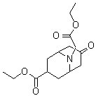 3-(Ethoxycarbonyl)-7-oxo-9-azabicyclo[3.3.1]nonane-9-acetic acid ethyl ester molecular structure (CAS 115956-03-1)