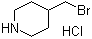 4-(溴甲基)哌啶盐酸盐分子结构 (CAS 1159825-22-5)