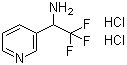 alpha-(Trifluoromethyl)-3-pyridinemethanamine hydrochloride (1:2) molecular structure (CAS 1159825-86-1)