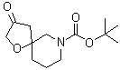 3-氧代-1-氧杂-7-氮杂螺[4.5]癸烷-7-羧酸叔丁酯分子结构 (CAS 1160246-89-8)