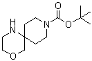 2-氧杂-5,9-二氮杂螺[5.5]十一烷-9-羧酸叔丁酯分子结构 (CAS 1160247-04-0)