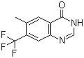 6-甲基-7-(三氟甲基)-4(3H)-喹唑啉酮分子结构 (CAS 1160994-09-1)