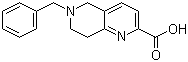 5,6,7,8-四氢-6-(苯基甲基)-1,6-萘啶-2-羧酸分子结构 (CAS 1160995-15-2)