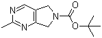 5,7-Dihydro-2-methyl-6H-pyrrolo[3,4-d]pyrimidine-6-carboxylic acid 1,1-dimethylethyl ester molecular structure (CAS 1160995-19-6)