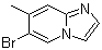 6-溴-7-甲基咪唑并[1,2-a]吡啶分子结构 (CAS 116355-18-1)