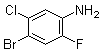 4-溴-5-氯-2-氟苯胺分子结构 (CAS 116369-24-5)