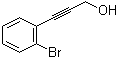 3-(2-溴苯基)炔丙醇分子结构 (CAS 116509-98-9)