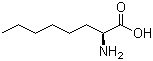 (S)-2-氨基辛酸分子结构 (CAS 116783-26-7)