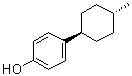 4-(反式-4-甲基环己基)苯酚分子结构 (CAS 116794-13-9)