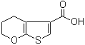 3,4-Dihydro-2H-thieno[2,3-b]pyran-5-carboxylic acid molecular structure (CAS 1169491-57-9)