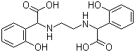 N,N'-乙基双(2-[2-羟基苯基]甘氨酸)分子结构 (CAS 1170-02-1)