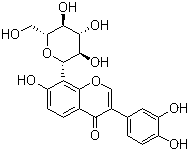 3'-羟基葛根素分子结构 (CAS 117060-54-5)