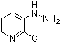 2-Chloro-3-hydrazinopyridine molecular structure (CAS 117087-45-3)
