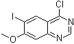4-氯-6-碘-7-甲氧基喹唑啉分子结构 (CAS 1172851-61-4)