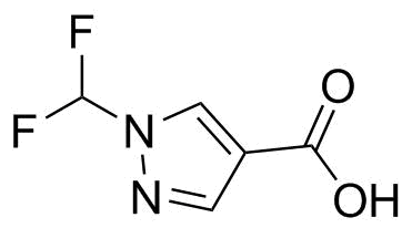 1-(二氟甲基)-1H-吡唑-4-甲酸分子结构 (CAS 1174305-81-7)